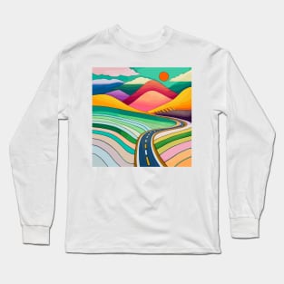 Coloful landscape Long Sleeve T-Shirt